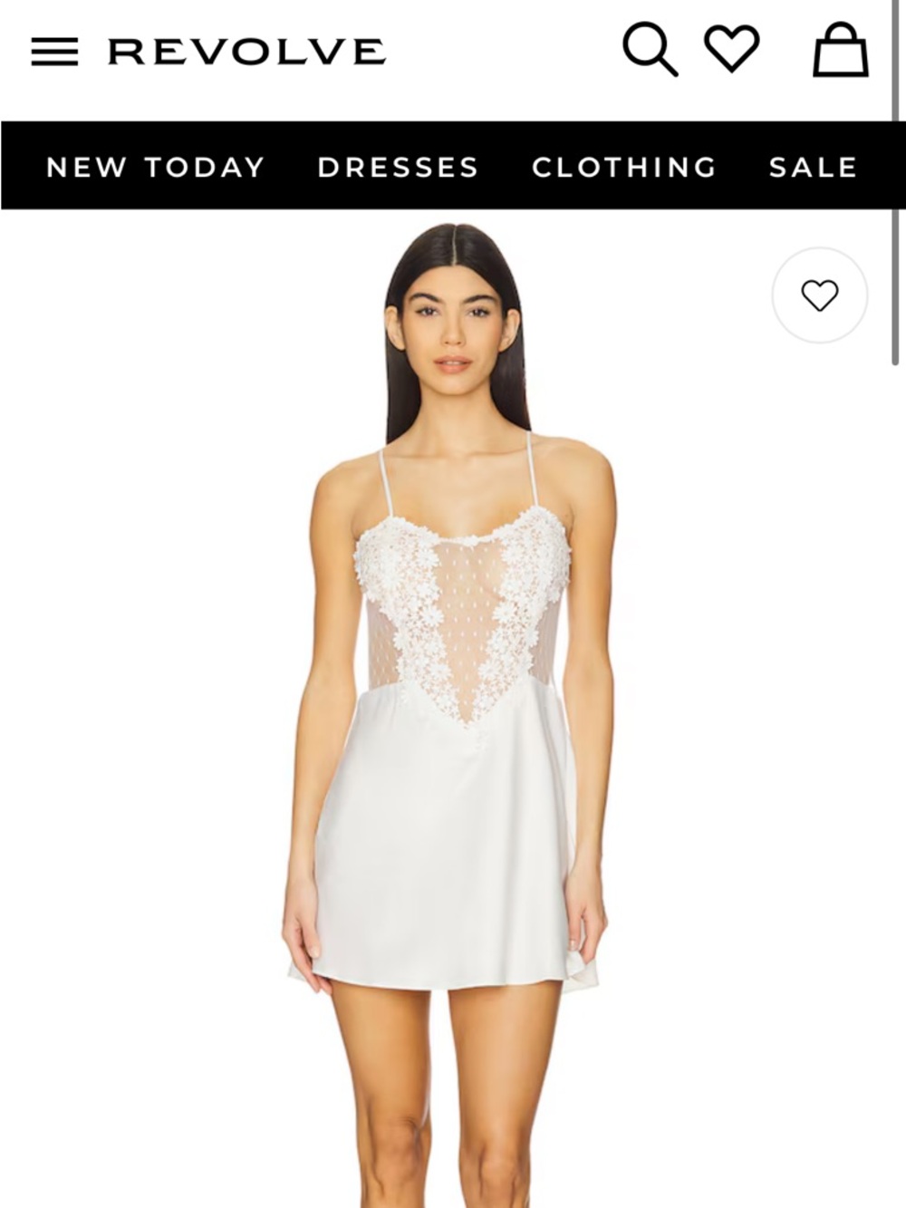Flora Nikrooz Showstopper Chemise in Ivory